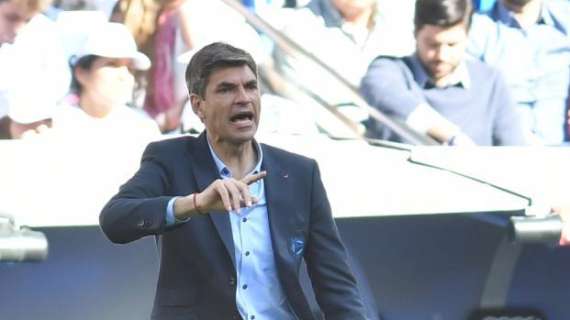 Pellegrino: "Estamos contentos por el gran partido de Lunin, pero Cuéllar también lo hizo"