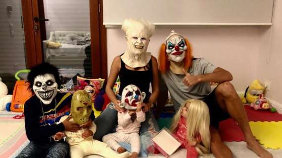 FOTO - Cristiano Ronaldo y su familia ya tienen las máscaras para Halloween