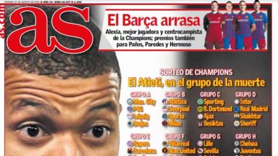 PORTADA | As: "Ofensiva final del Madrid"