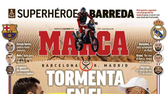 PORTADA | Marca: "Tormenta en el desierto"