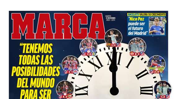 Marca abre con Nico Paz: "Puede ser el futuro del Real Madrid"