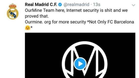 FOTO - Las redes sociales del Madrid también sufren un ciberataque: "Bienvenido Messi"