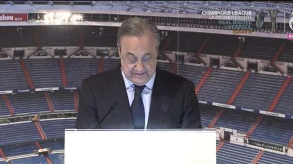 Florentino Pérez sigue sumando eventos: recibió a la Peña Madridista La Casa Blanca de Washington