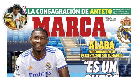 PORTADA | Marca, Alaba: "Es un sueño jugar en el ballet blanco"