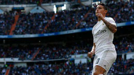 James vuelve a marcar en Liga dos meses después