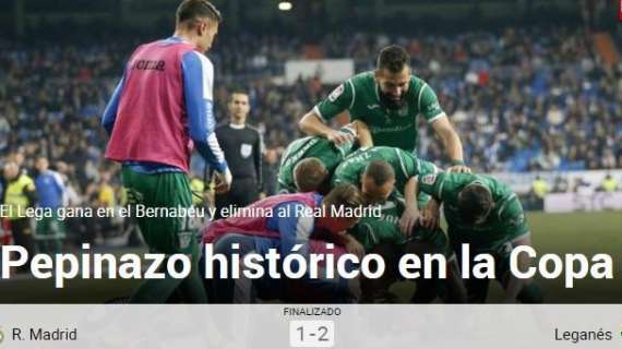 Marca sonroja al Madrid: "Pepinazo histórico en la Copa"