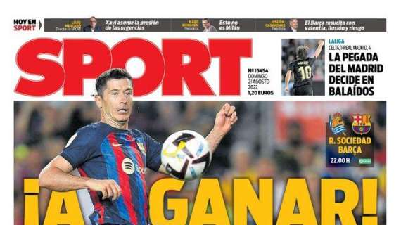 PORTADA | Sport: "La pegada del Madrid decide en Balaídos"