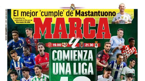 Marca saca en primera plana el comienzo de LaLiga
