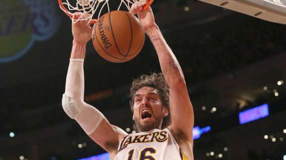 Gasol: "Mi deseo es quedarme en los Lakers"