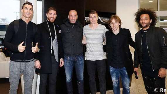 FOTO - El Real Madrid ya está en Zurich para la gala de la FIFA