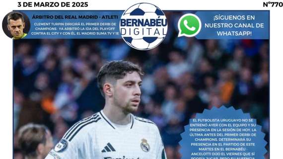 La gran duda del Real Madrid para el derbi de Champions, en la portada BD