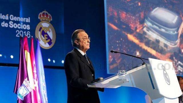 La réplica de Florentino Pérez a los socios