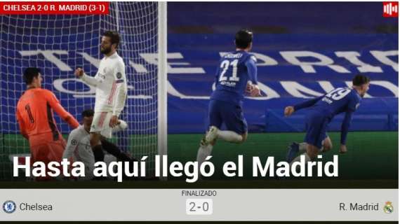 Marca titula: "Hasta aquí llego el Madrid"