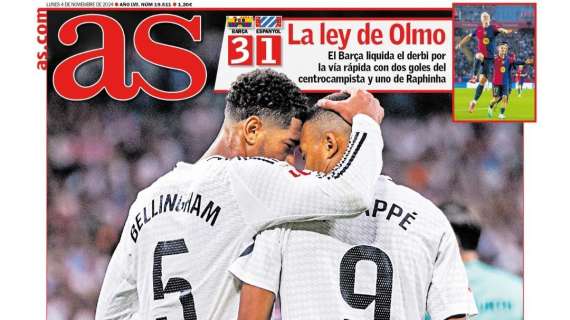 AS lleva en portada a Mbappé y Bellingham: "Medicina Champions"