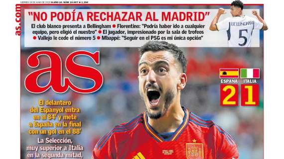 PORTADA | AS: "Joselu está bendecido"