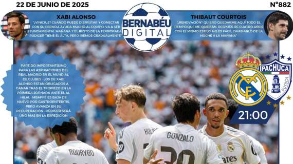 El Real Madrid - Pachuca, protagonista en la portada de Bernabéu Digital