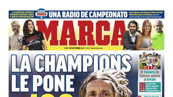 PORTADA | Marca: "La Champions le pone a 100"
