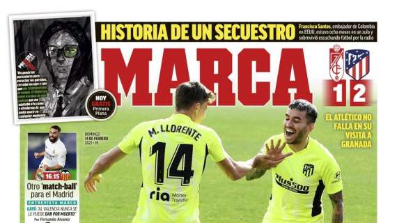 PORTADA - Marca: "Otro 'match-ball' para el Madrid"