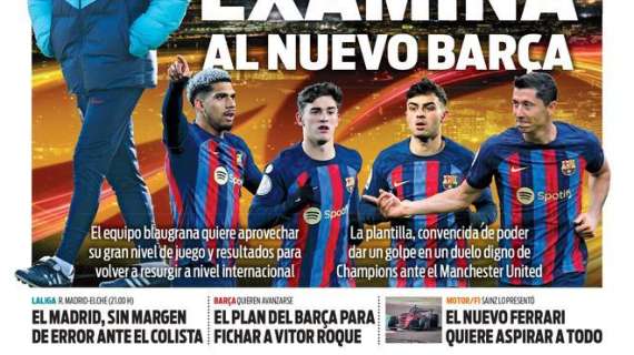 PORTADA | Sport: "El Madrid, sin margen de error ante el colista"