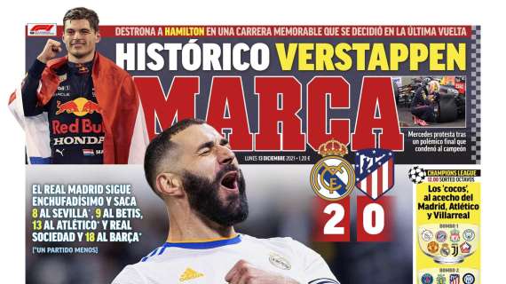 PORTADA | Marca: "El Real Madrid, imparable"