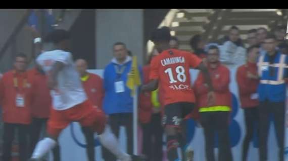 Eduardo Camavinga en el Rennes