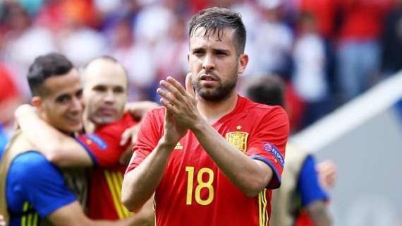 Jordi Alba sobre Luis Enrique: "Él es el que dice los jugadores que tienen que venir"