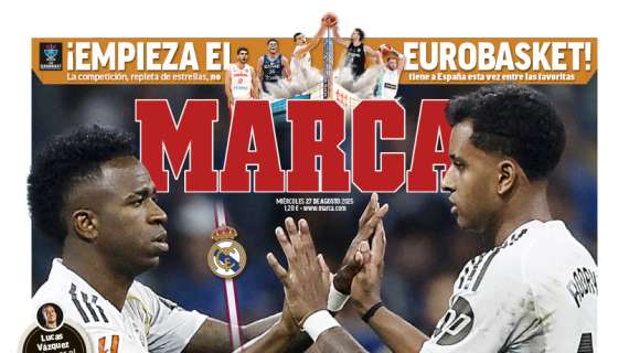 Marca destaca en su portada la "competencia extrema" entre Vinicius y Rodrygo