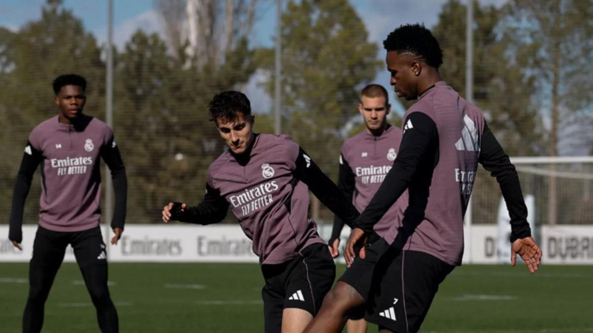 Preparación del Real Madrid para el próximo partido con varias bajas