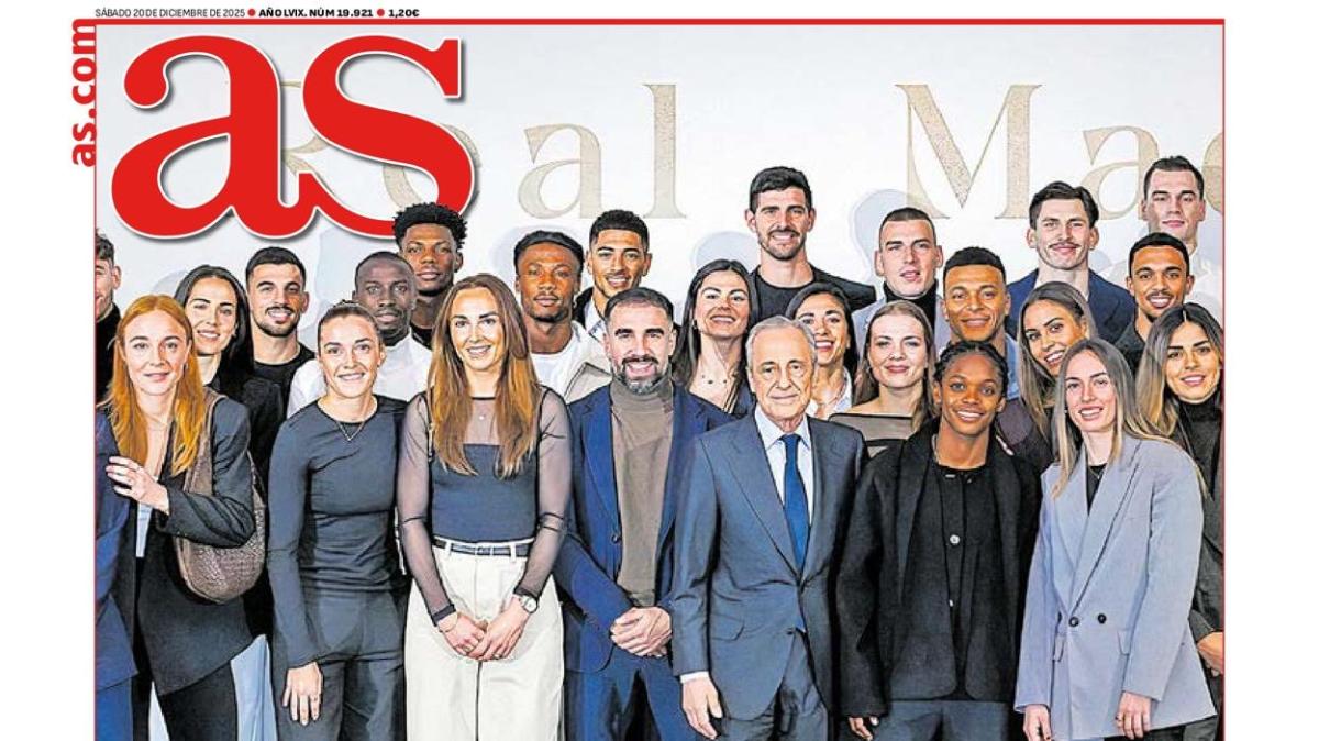 AS saca en primera plana el discurso de Florentino: "Que nadie se rinda"