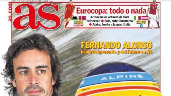 PORTADA | As: "Todo o nada en la Eurocopa"