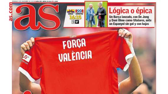 AS lleva el clamor del fútbol español a su portada: "Nunca se debió jugar"