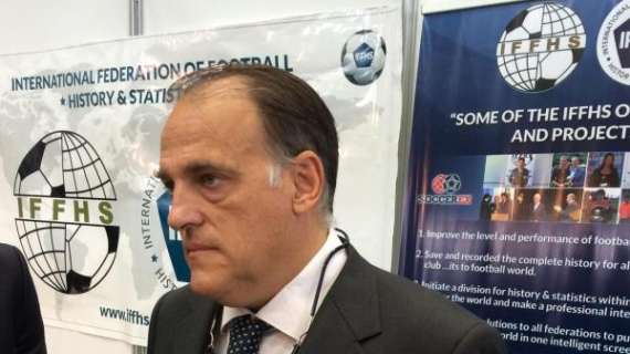 Tebas se sincera: "Como madridista, sentí pena por el gol de Messi pero la Liga..."