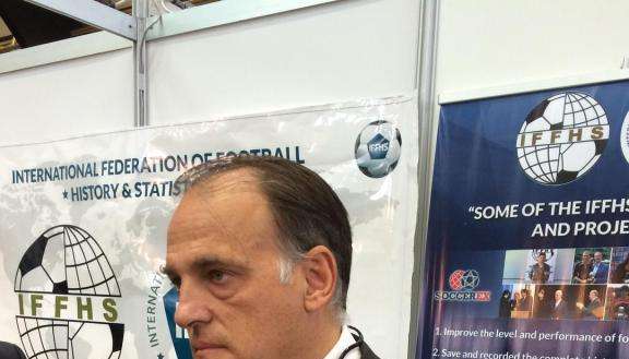 Tebas: "Es más grave pitar el himno que insultar a Ronaldo"
