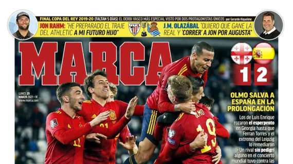 PORTADA - Marca, con la 'Roja': "¡Vamos!"