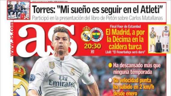 PORTADA - As: "Un Cristiano de campeonato"