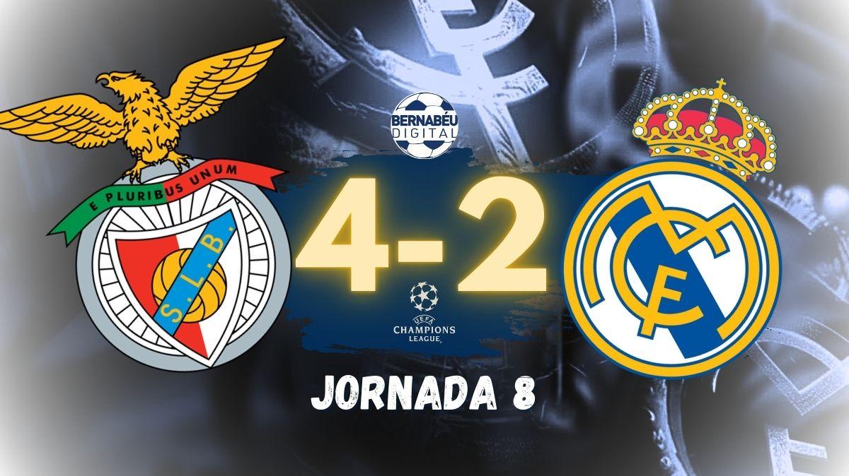 Benfica 4-2 Real Madrid, FINAL | ¡Sigue el pospartido!