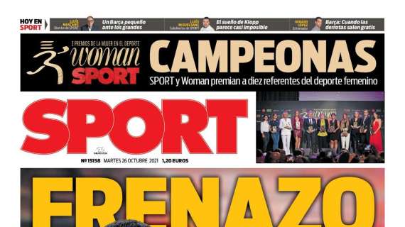 PORTADA | Sport sale con Pedri: "Frenazo"