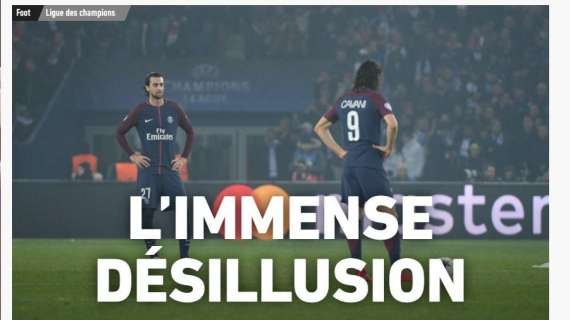 L'Equipe refleja una vez más el desastre del PSG: "La inmensa desilusión"