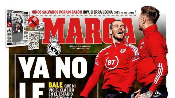 PORTADA | Marca abre con Bale: "Ya no le duele"
