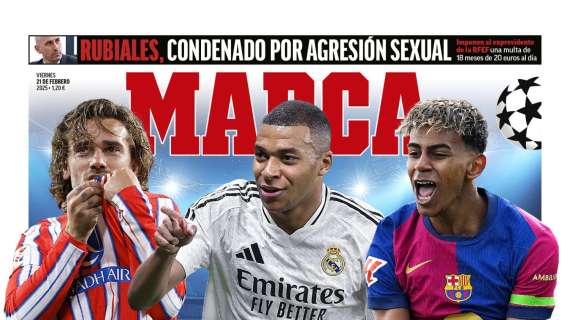 Marca saca en portada el "Supersorteo" de Champions