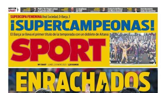 PORTADA | Sport: "Enrachados"