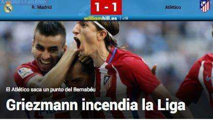 Marca: "Griezmann incendia la Liga"