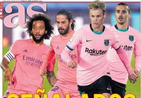 PORTADA - As, con los cuestionados en Madrid y Barça: "Señalados"