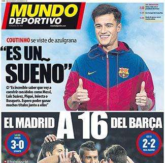 PORTADA - Mundo Deportivo: "Es un sueño "