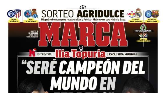 PORTADA | Marca: "El plan del Madrid es no fichar por Alaba"