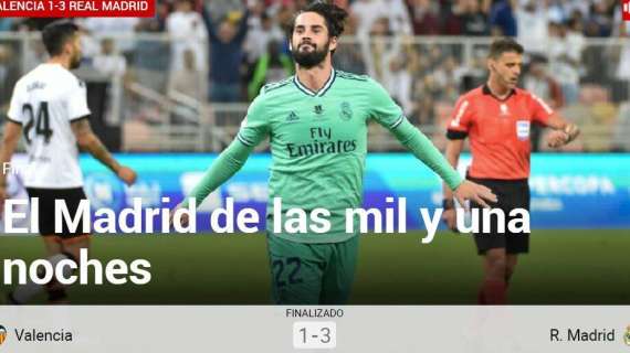 Marca: "El Madrid de las mil y una noches"