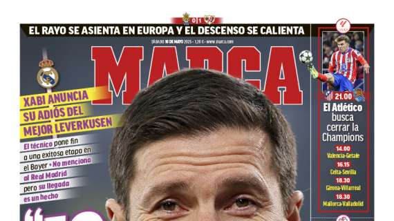Marca saca en portada el mensaje de Xabi Alonso: "Es el momento"