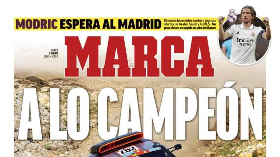PORTADA | Marca: "Modric espera al Madrid"