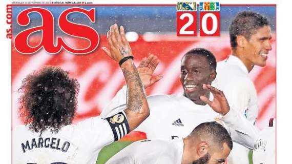 PORTADA - As, con la victoria del Real Madrid: "Clase de francés"