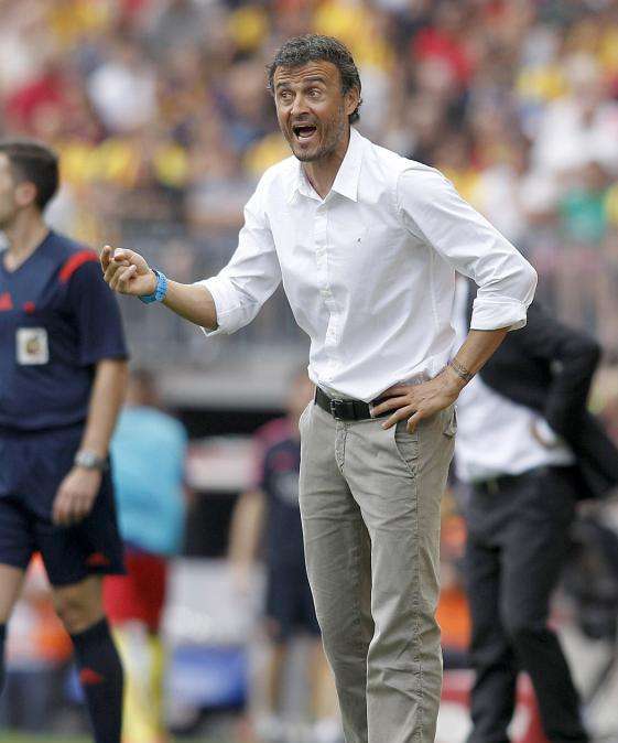 Luis Enrique: "Llegamos líderes y en buena forma al Clásico"